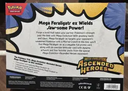 Pokemon TCG Mega Evolution—Ascended Heroes Mega Feraligatr ex Box - Image 2