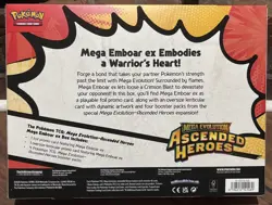 Pokemon TCG Mega Evolution—Ascended Heroes Mega Emboar ex Box Booster Promo - Image 2