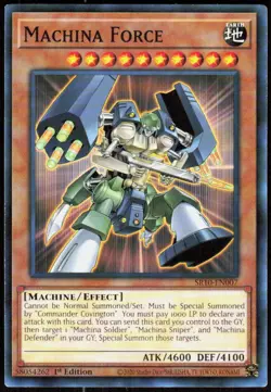 Machina Force SR10-EN007 Structure Deck: Mechanized Madness Yu-Gi-Oh NM - Image 1