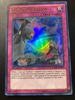 YuGiOh! - Zekt Conversion GAOV-EN073 Ultra Rare 1st Edition Near Mint - Image 1