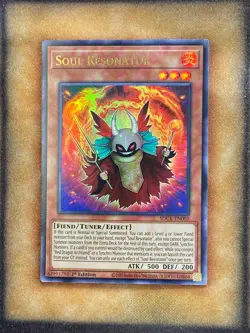 Yugioh Soul Resonator SDCK-EN001 Ultra Rare 1st Ed NM - Image 1