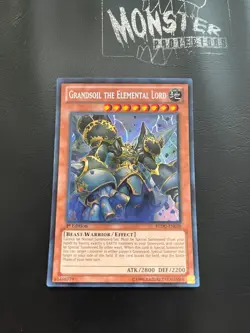 YUGIOH GRANDSOIL THE ELEMENTAL LORD SECRET RARE REDU-EN038 1ST EDITION - Image 1