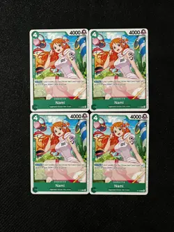 4x Nami P-102 2026 Promo | English One Piece Card Game TCG Playset - Image 1