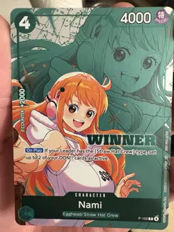 Nami (Winner Pack 2026 Vol. 2) P-102 One Piece Promotion Cards Foil - Image 1