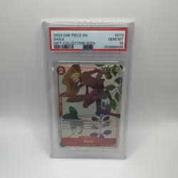 One Piece 2023 Sanji Gift Collection OP01-013 Rare PSA 10 Gem Mint - Image 1