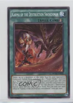 Karma of the Destruction Swordsman 1st Ed. YuGiOh Breakers Shadow #BOSH-EN060 - Image 1