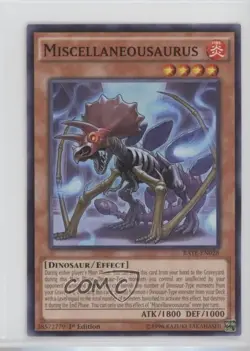 Miscellaneousaurus 1st Ed. YuGiOh Raging Tempest #RATE-EN028 - Image 1