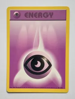 Pokemon - Psychic Energy - Base Set 1999-2000 4th Print 101/102 - Common - LP - Image 1