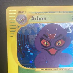 Arbok 3/165 Expedition Holo Rare 2002 Pokemon WOTC e-Reader NM/LP SWIRL - Image 2