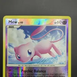 2007 Mew 15/132 Pokemon Secret Wonders Reverse Holo Near Mint - Image 4
