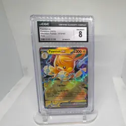 Pokemon Pawmot ex Obsidian Flames 073/197 2023 Double Rare Holo CGC 8 - Image 1