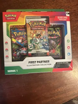 Pokemon TCG First Partner Illustration Collection Series 1 Box Promo English - Image 1