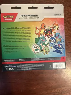 Pokemon TCG First Partner Illustration Collection Series 1 Box Promo English - Image 2