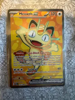 Pokemone Perfect Order Team Rocket Meowth Mega Meowth ex Mega Starmie Ex - Image 2