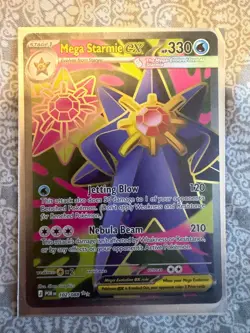 Pokemone Perfect Order Team Rocket Meowth Mega Meowth ex Mega Starmie Ex - Image 4