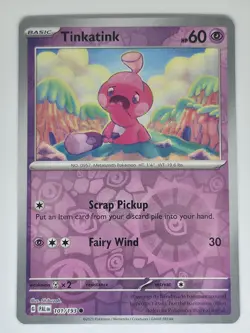 Tinkatink 101/193 Reverse Holo C Pokemon Paldea Evolved NM - Image 1