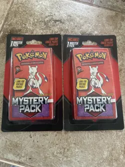 Lot Of 2 2025 Pokemon Mystery Packs-Mewtwo Vintage Chase Packs Sealed NEW - Image 1