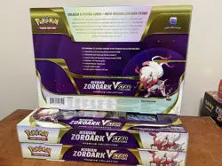Lot Of 3 Pokemon TCG Hisuian Zoroark VSTAR Premium Collection Box Sealed - Image 2