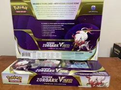 Lot Of 3 Pokemon TCG Hisuian Zoroark VSTAR Premium Collection Box Sealed - Image 4