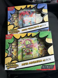 Pokemon TCG: Ascended Heroes Mega Ex Meganium & Feraligatr box - Sealed - Image 1
