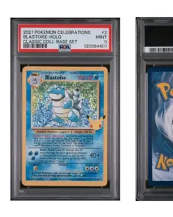 2021 Pokemon Celebrations Blastoise Holo 2/102 PSA 9 - Image 1