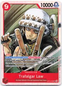 Trafalgar Law OP14-009 The Azure Sea's Seven - Image 1