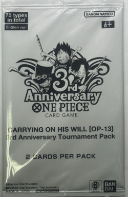 One Piece TCG Carrying On His Will OP13 – 3rd Anniversary Pack – Sealed - Image 1