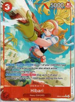 Hibari (Alternate Art) R Extra Booster: One Piece Heroines Edition EB03-008 - Image 1