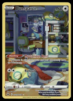 Pokemon Cards Dunsparce GG23/GG70 Crown Zenith Galarian Gallery Holo NM *2 - Image 1