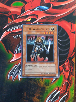 D.D. Warrior Lady - Super Rare - DCR-027 - Unlimited Edition Yugioh HP+ - Image 1
