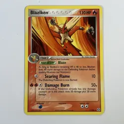 Blaziken Non Holo 1/106 EX Emerald Pokemon Trading Card - Image 1