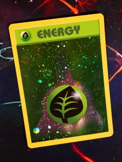 MP/HP Pokemon GRASS ENERGY Card 2002 ENERGIZE YOUR GAME Set Reverse Holo Promo#5 - Image 1