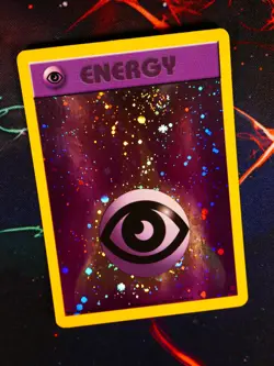 MP Pokemon PSYCHIC ENERGY Card 2002 ENERGIZE YOUR GAME Reverse Holo WOTC Promo#5 - Image 1