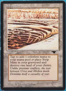 Strip Mine (c No Horizon) Antiquities HEAVILY PLD CARD (516980) ABUGames - Image 1