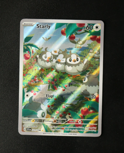 Pokemon Card - Starly 221/198 - Scarlet & Violet Base - Illustration Rare - NM ⭐ - Image 1