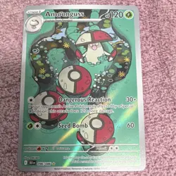 Pokemon Amoonguss Holo Rare 120 HP 096/086 BLK EN English Card 2025 - Image 1