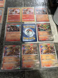 Pokemon TCG Fire-Type Card Lot – Cards Cyndaquil Heatmor Typhlosion - Image 3