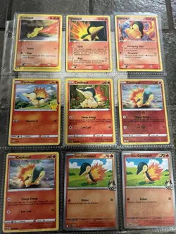 Pokemon TCG Fire-Type Card Lot – Cards Cyndaquil Heatmor Typhlosion - Image 4