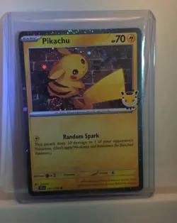 Pikachu (Pokemon Day 2026) 051/162 Miscellaneous Cards & Products Holo Swirl - Image 1