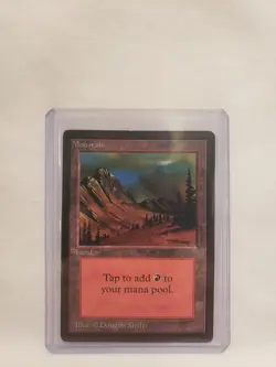 [1x] MTG Mountain (C) BETA Basic Land Magic the Gathering LP - Image 1