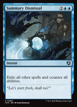 [MTG] Summary Dismissal (Foil) (88) (INR) LP-HP - Image 1