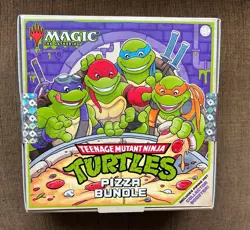 Sealed Teenage Mutant Ninja Turtles Pizza Bundle Magic MTG - Image 1