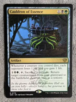 Cauldron of Essence Rare 179 MTG Secrets of Strixhaven - Image 1