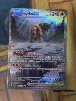 Pokemon TCG Ting-Lu EX Scarlet & Violet Paldea Evolved Card 263/193 NM Condition - Image 1