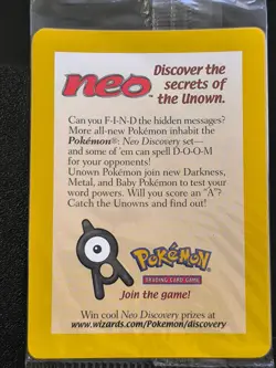 Carte Pokemons 3 Entei Promo 34 SEALED NEW Reverse Foil BlackStar Wizards Promo - Image 2