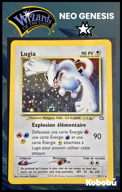 Carte Pokemon Lugia 9/111 Holo Unlimited Ed 2 Neo Genesis Wizards FRA - Image 1