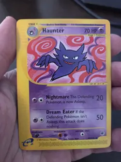 💥 Haunter 2002 Pokemon vintage 80/165 Expedition E-Reader non Holo Foil NM - Image 2