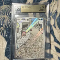 Slowpoke 204/198 SV01: Scarlet & Violet Base Set Holo Pokemon TCG BGS 9.5 - Image 1