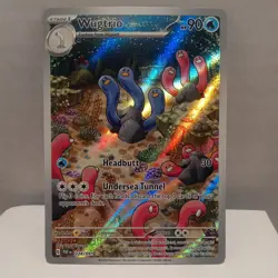 Pokemon TCG Wugtrio Scarlet & Violet: Paldean Fates 224/091 Holo Illustration... - Image 1