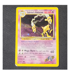 Sabrina's Alakazam 80 HP Gym Challenge Holo Rare 16/132 Unlimited WotC Eng 2000 - Image 1